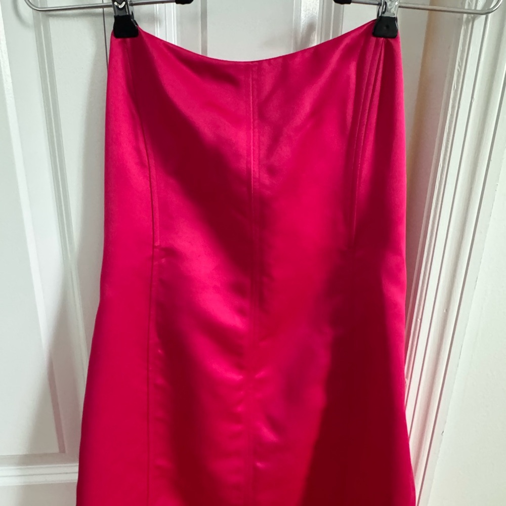 Pink strapless Zara dress - brand new with tags